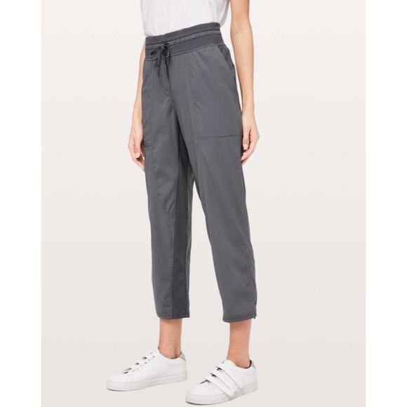 Lululemon Dance Studio Crop 25" Titanium Gray Pants - Picture 1 of 7